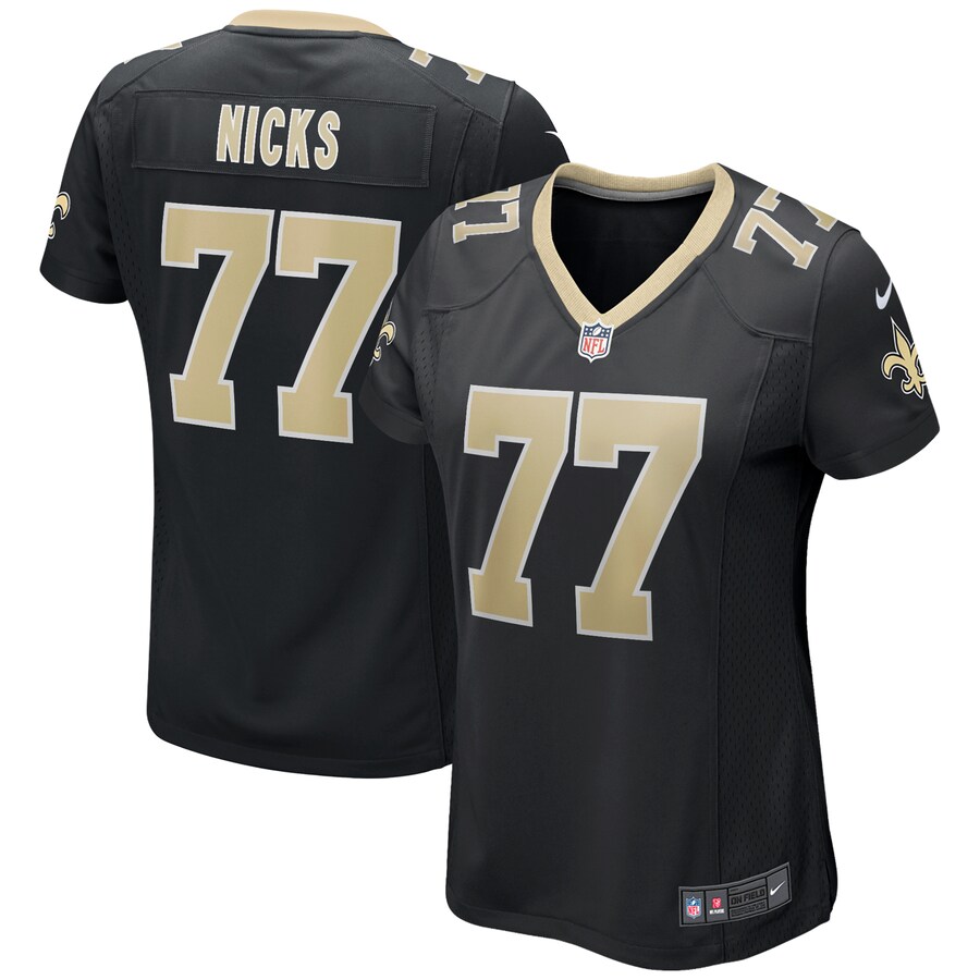 Women's New Orleans Saints Carl Nicks Nike Black Game Retired Player Jersey - Jersey