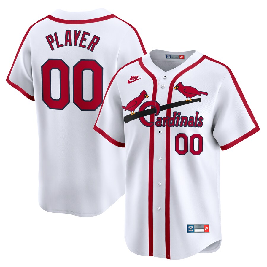 Men's St. Louis Cardinals Nike White Cooperstown Collection Limited Jersey - Jersey