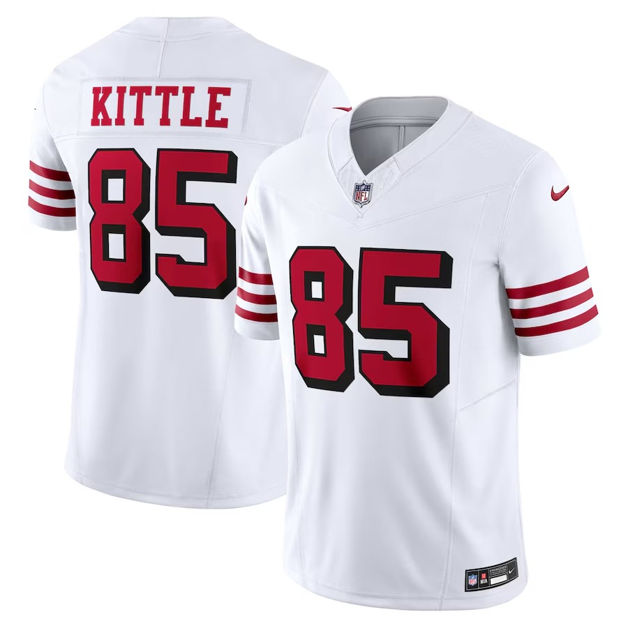 Men's San Francisco 49ers George Kittle Nike White Vapor F.U.S.E. Limited Jersey - Jersey