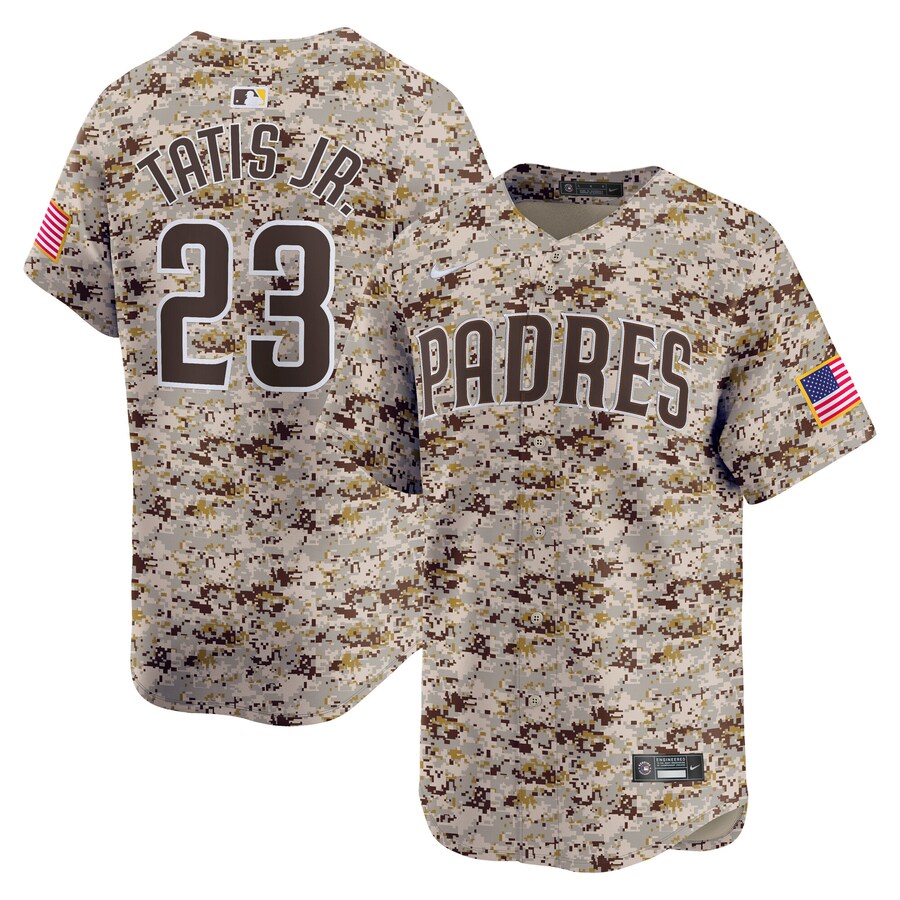 Men's San Diego Padres Fernando Tatis Jr. Nike Tan 2nd Alternate Limited Player Jersey - Jersey