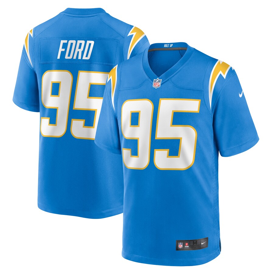 Men's Los Angeles Chargers Poona Ford Nike  Powder Blue  Game Jersey - Jersey