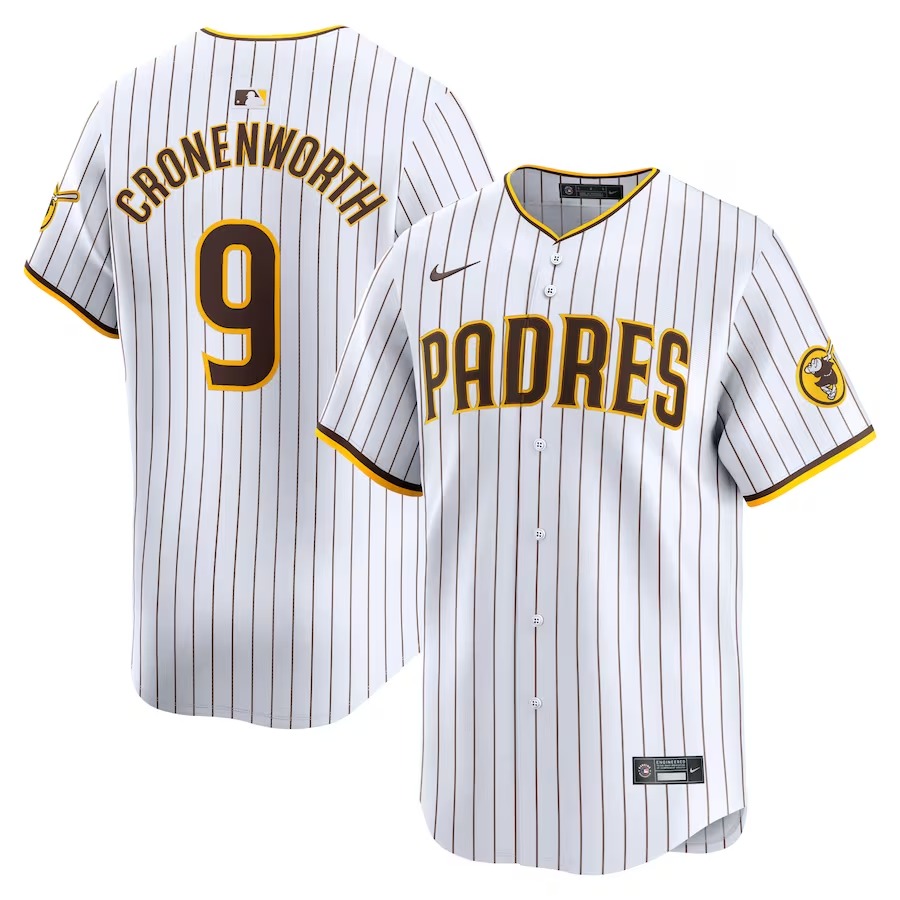 Men's San Diego Padres Jake Cronenworth Nike White Home Limited Player Jersey - Jersey