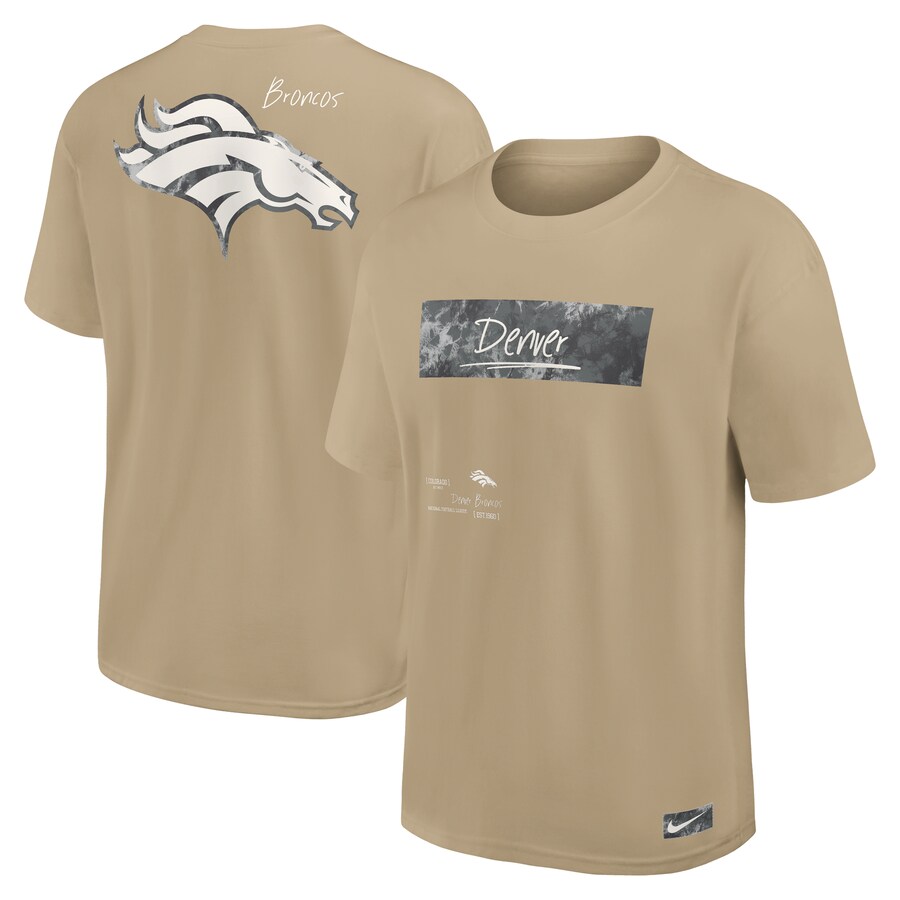 Men's Denver Broncos Nike Tan Statement Max90 T-Shirt - Jersey
