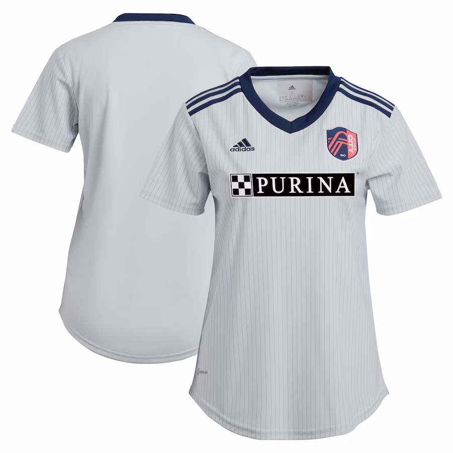 Women's St. Louis City SC adidas Gray 2023 The Spirit Kit Replica Jersey - Jersey