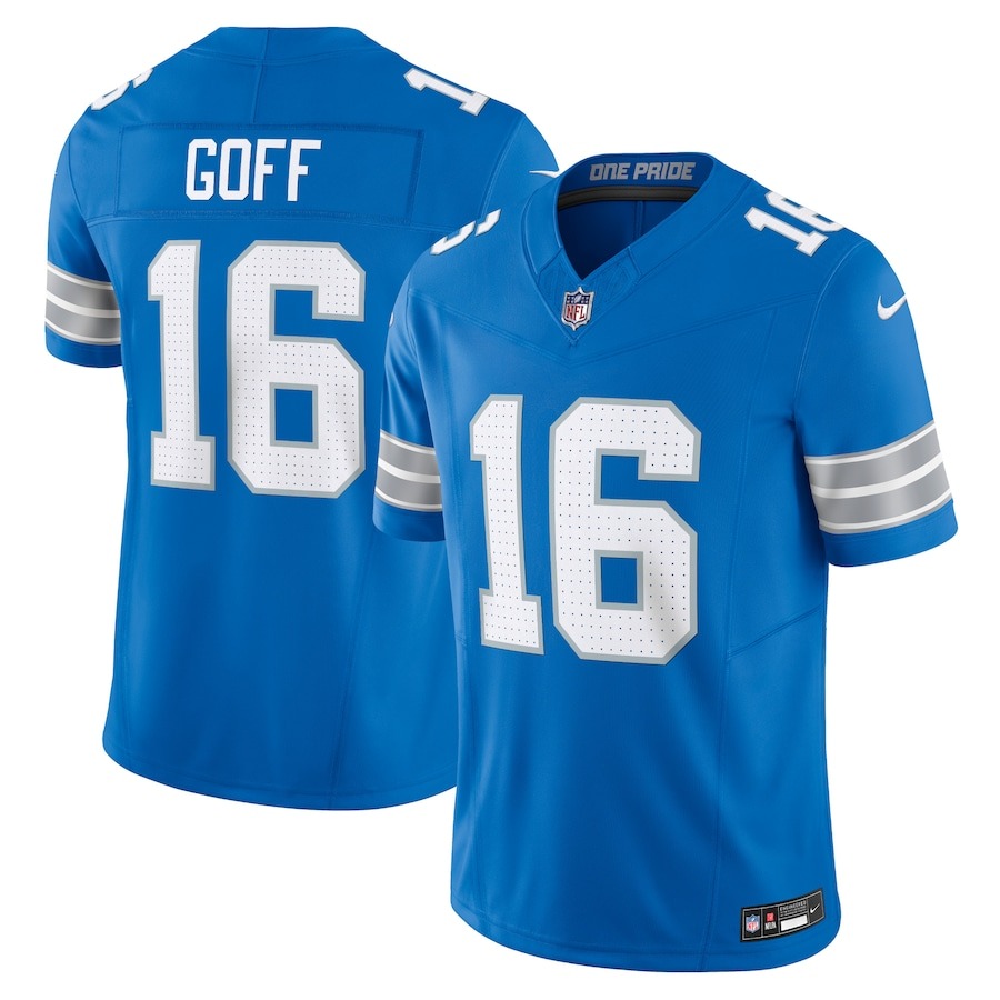 Men's Detroit Lions Jared Goff Nike Blue Vapor F.U.S.E. Limited Jersey - Jersey