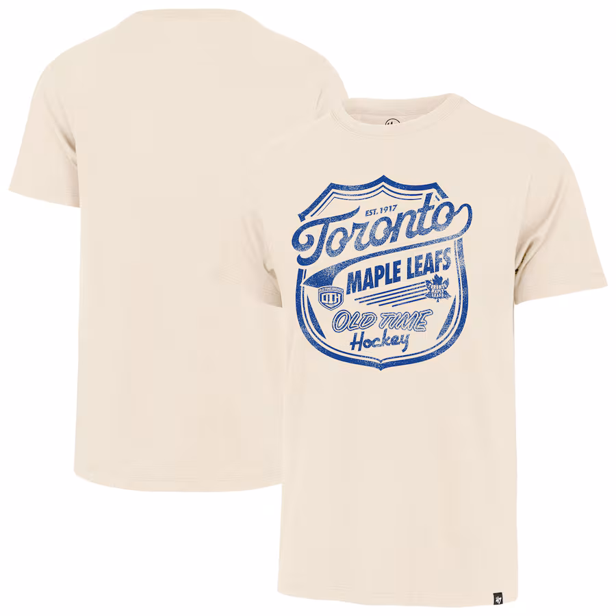 Men's Toronto Maple Leafs '47 Cream Poke Check Franklin T-Shirt - Jersey