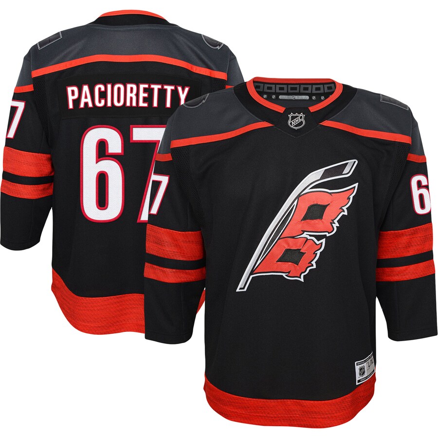 Youth Carolina Hurricanes Max Pacioretty Black 2022/23 Home Premier Player Jersey - Jersey