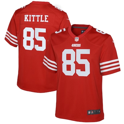 Youth San Francisco 49ers George Kittle Nike Scarlet Game Jersey - Jersey