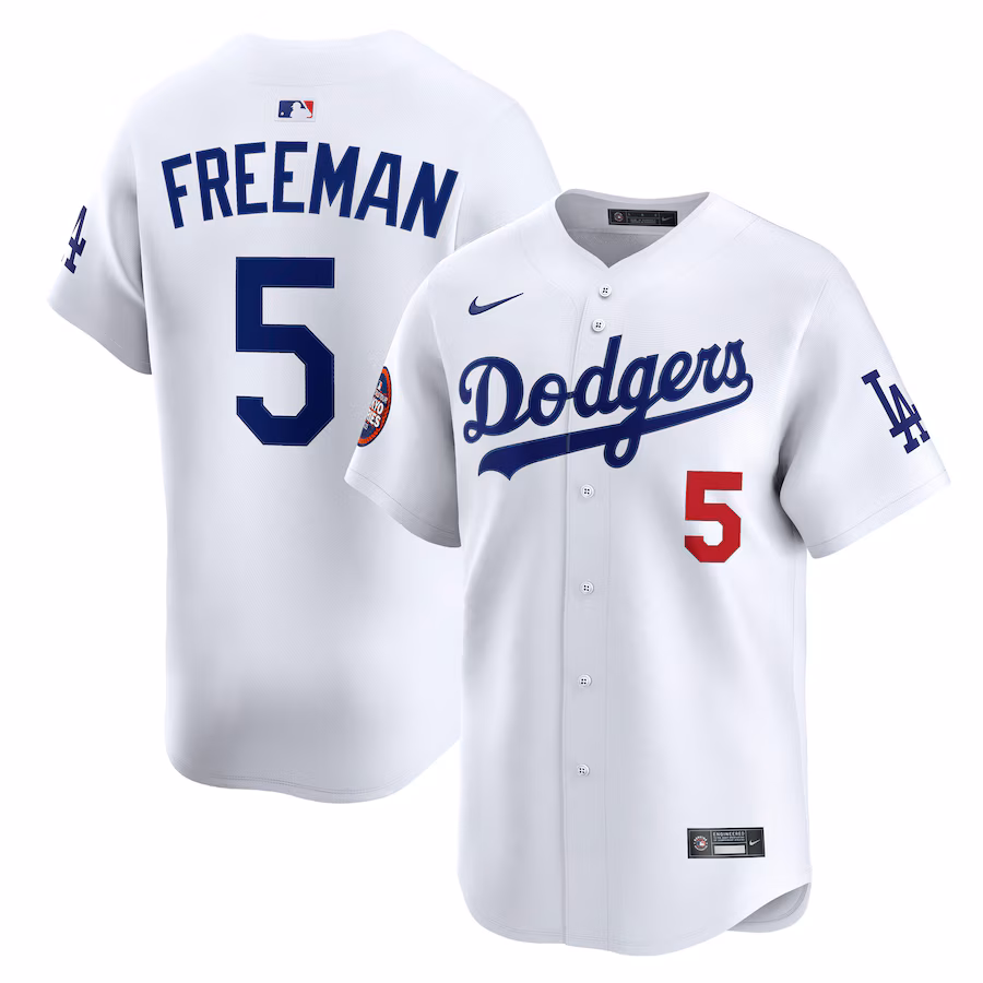 Men's Los Angeles Dodgers Freddie Freeman Nike White 2025 MLB World Tour: Tokyo Series Home Limited Player Jersey - Jersey