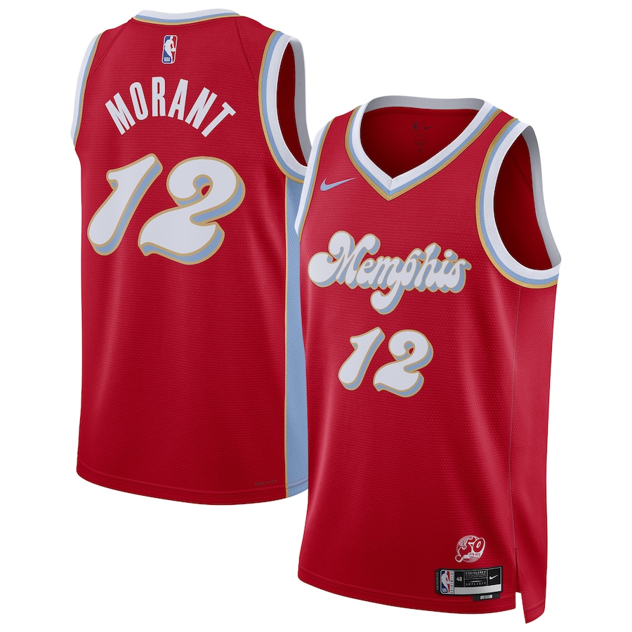 Unisex Memphis Grizzlies Ja Morant Nike Red 2024/25 Swingman Player Jersey - City Edition - Jersey