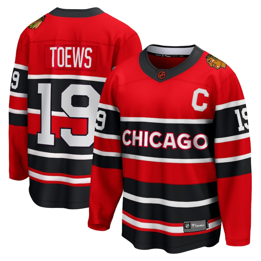 Men's Chicago Blackhawks Jonathan Toews Fanatics Red Special Edition 2.0 Breakaway Player Jersey - Jersey