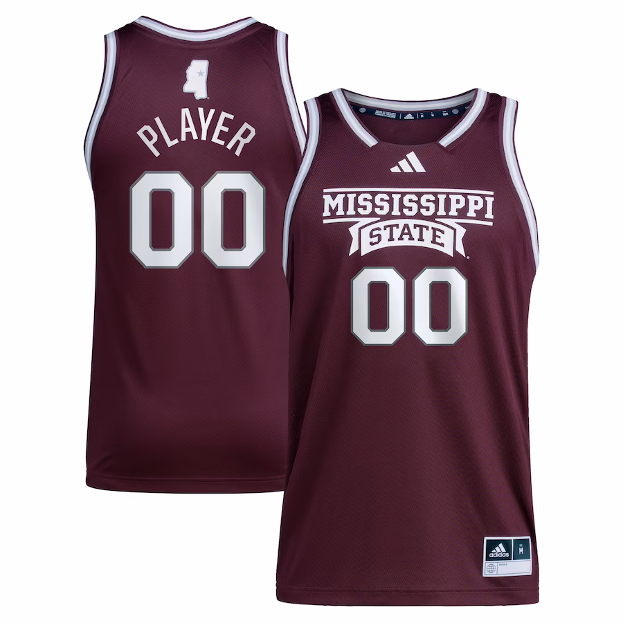 Mississippi State Bulldogs adidas Women's Pick-A-Player NIL Women's Basketball Jersey - Maroon - Jersey