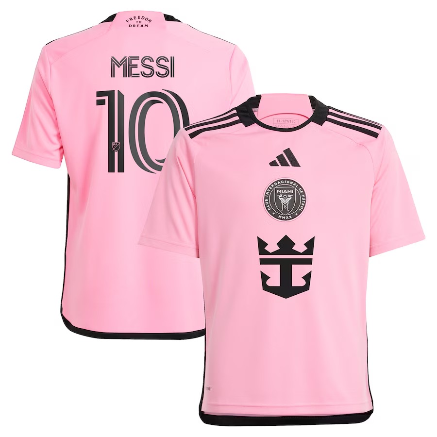 Youth Inter Miami CF Lionel Messi adidas Pink 2024 2getherness Replica Player Jersey - Jersey