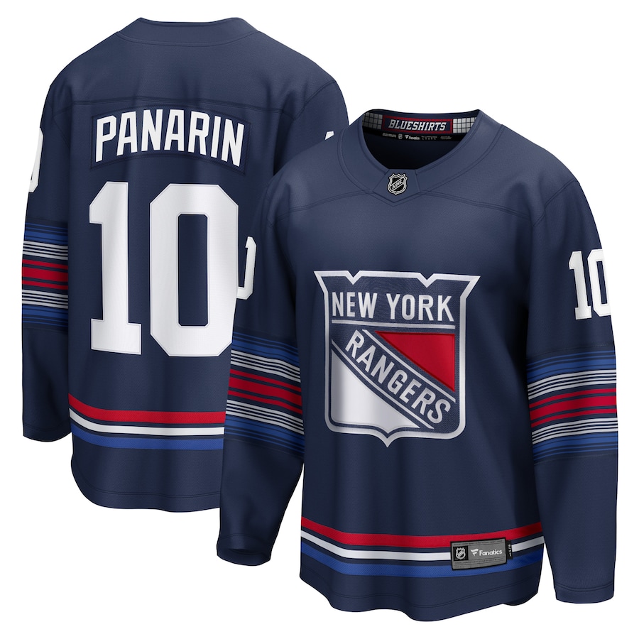 Men's New York Rangers Artemi Panarin Fanatics Navy Alternate Premier Breakaway Player Jersey - Jersey
