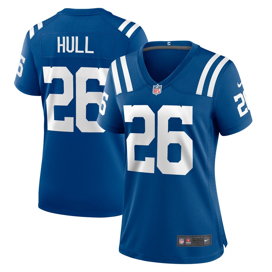 Women's Indianapolis Colts Evan Hull Nike  Royal Team Game Jersey - Jersey