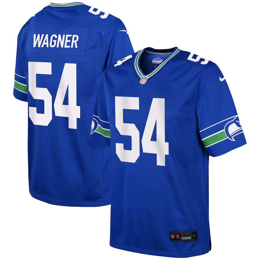 Youth Seattle Seahawks Bobby Wagner Nike Royal Game Jersey - Jersey