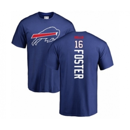 NFL Nike Buffalo Bills #16 Robert Foster Royal Blue Backer T-Shirt - Jersey
