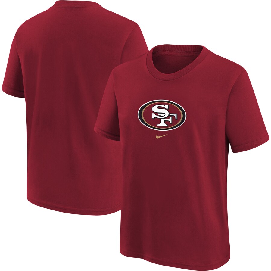 Youth San Francisco 49ers Nike Scarlet Logo T-Shirt - Jersey