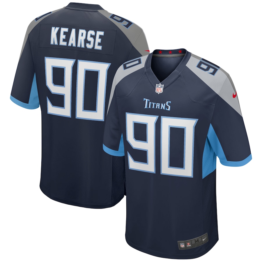 Men's Tennessee Titans Jevon Kearse Nike Navy Game Retired Player Jersey - Jersey