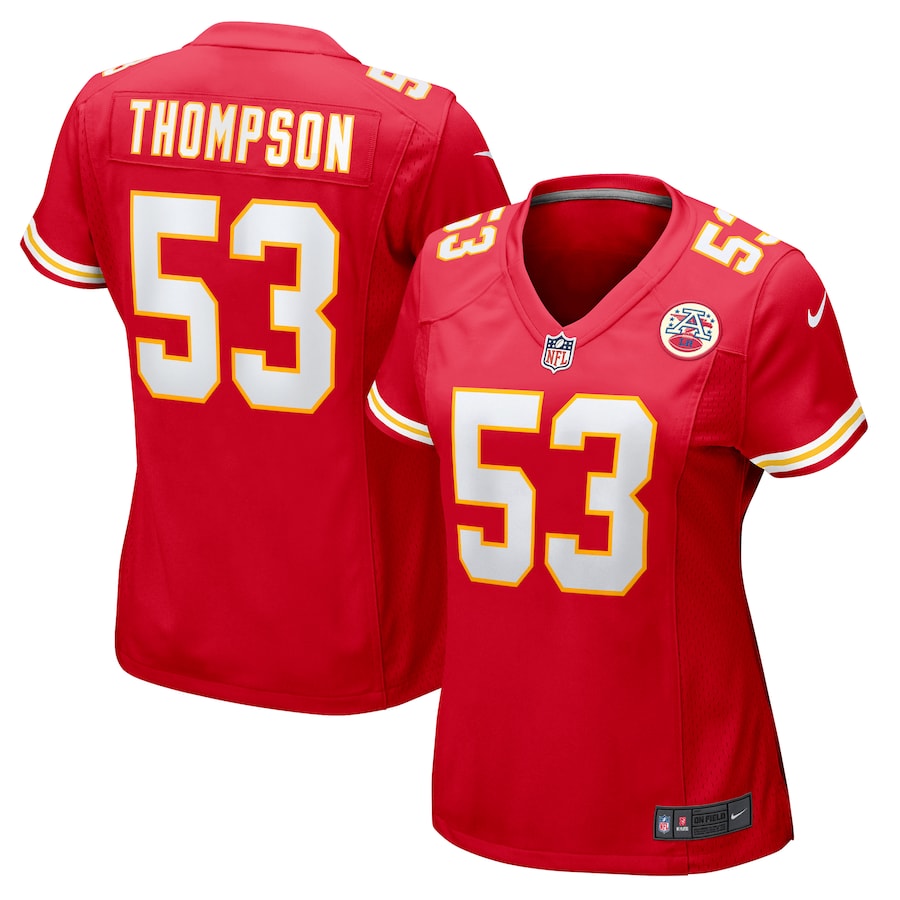 Women's Kansas City Chiefs BJ Thompson Nike Red Game Jersey - Jersey