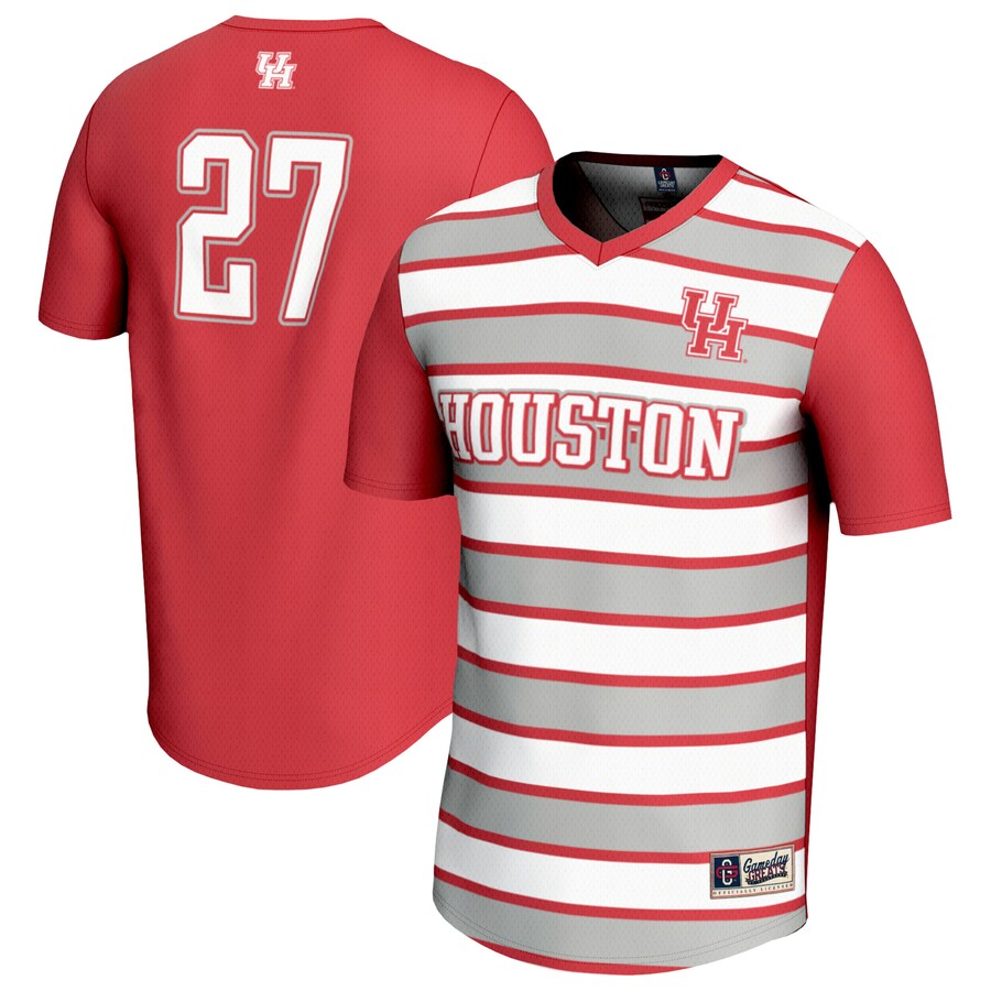 Youth GameDay Greats #27 Red Houston Cougars Lightweight Soccer Fashion Jersey - Jersey