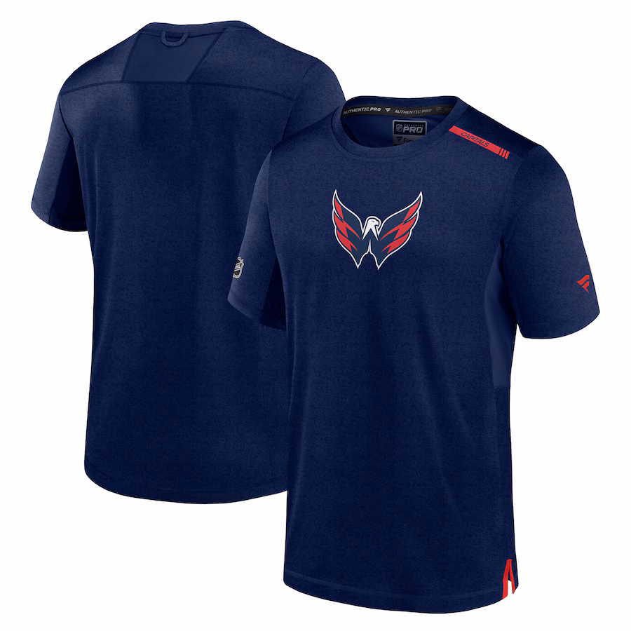 Men's Washington Capitals Fanatics Navy Authentic Pro Performance T-Shirt - Jersey