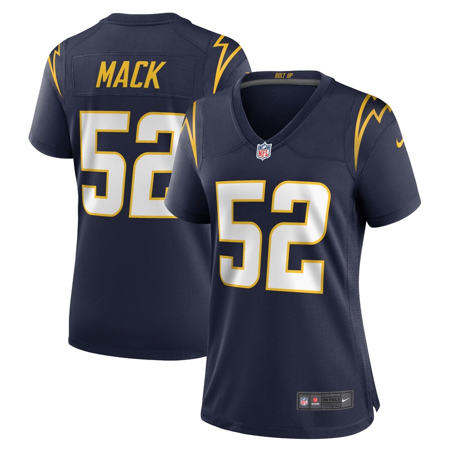 Women's Los Angeles Chargers Khalil Mack Nike Navy Alternate Game Jersey - Jersey