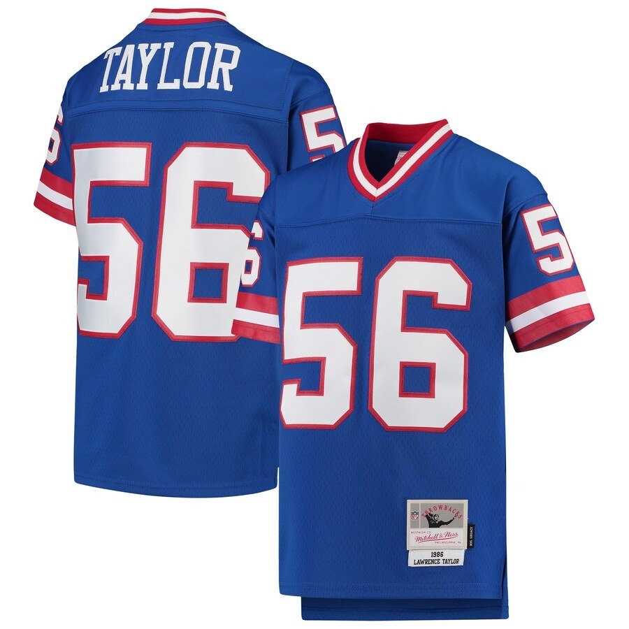 Youth New York Giants Lawrence Taylor Mitchell & Ness Royal 1986 Legacy Retired Player Jersey - Jersey