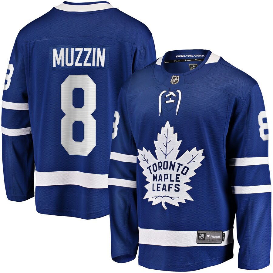 Men's Toronto Maple Leafs Jake Muzzin Fanatics Branded Blue Replica Player Jersey - Jersey