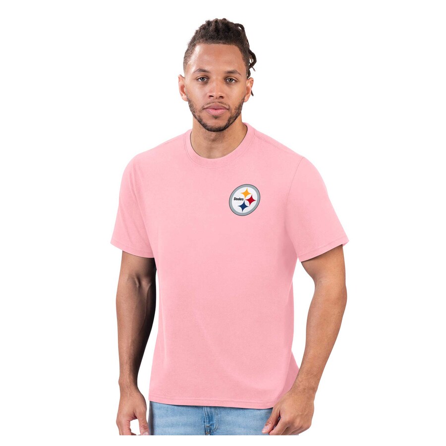 Men's Pittsburgh Steelers  Margaritaville Pink Pregame T-Shirt - Jersey