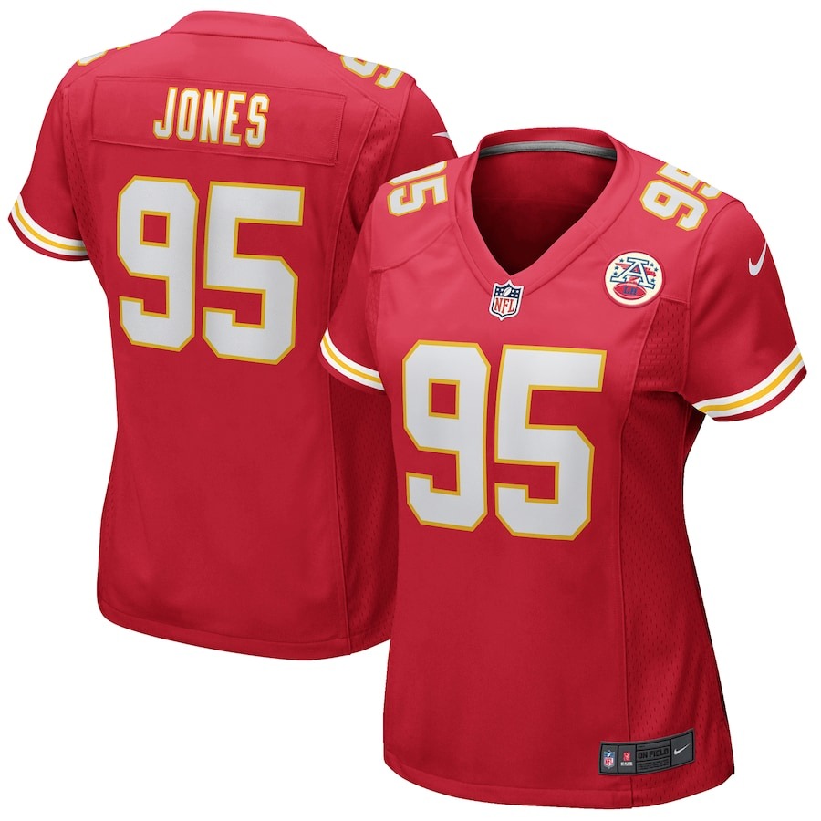 Women's Nike Chris Jones Red Kansas City Chiefs Game Jersey - Jersey