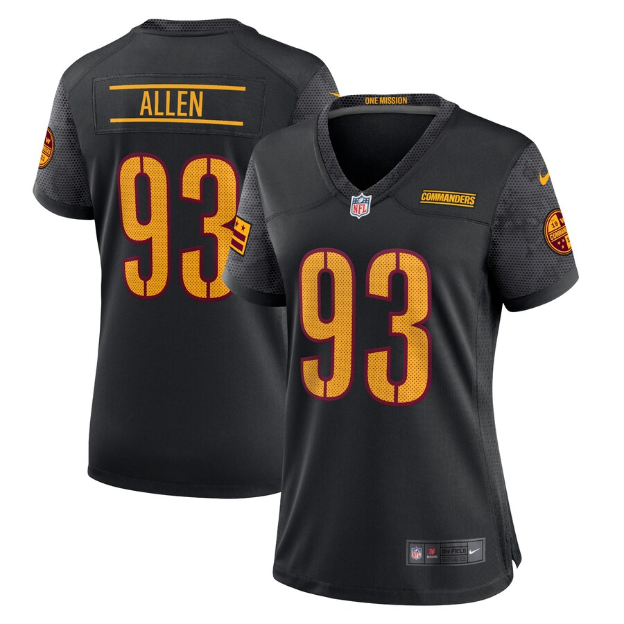 Women's Washington Commanders Nike Black Alternate Game Player Jersey - Jersey