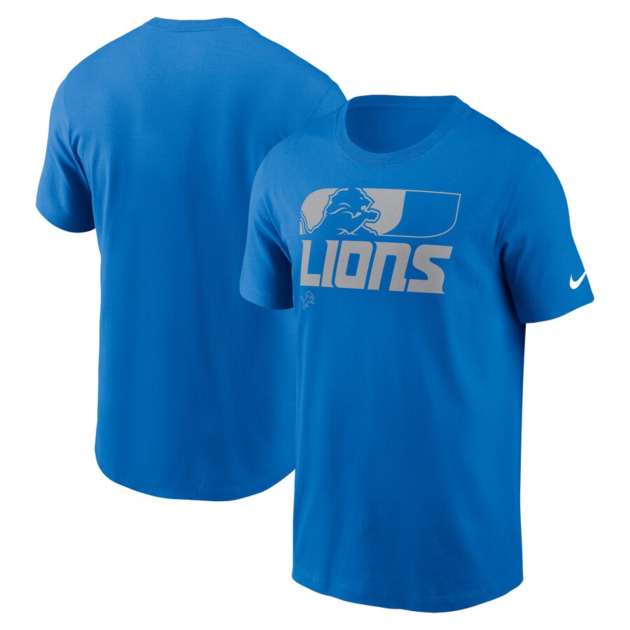 Men's Detroit Lions Nike Blue Air Essential T-Shirt - Jersey