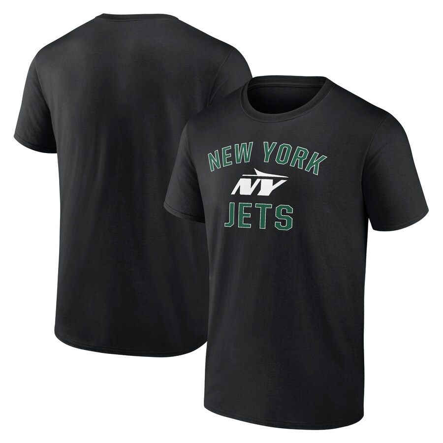 Men's New York Jets Black Victory Arch T-Shirt - Jersey