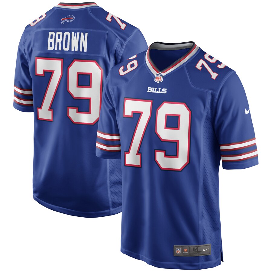 Men's Buffalo Bills Ruben Brown Nike Royal Game Retired Player Jersey - Jersey