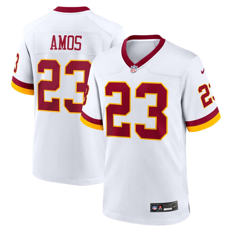 Men's Washington Commanders Trey Amos Nike White Game Super Bowl Era Jersey - Jersey