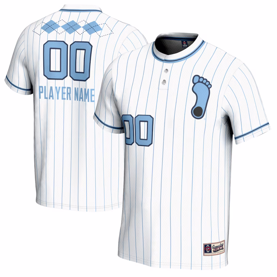 North Carolina Tar Heels GameDay Greats Unisex NIL Pick-A-Player Lightweight Softball Jersey - White - Jersey