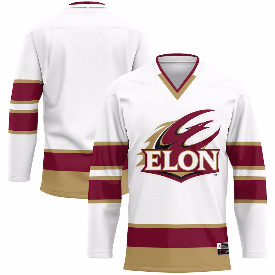 Elon Phoenix GameDay Greats Hockey Jersey - White - Jersey