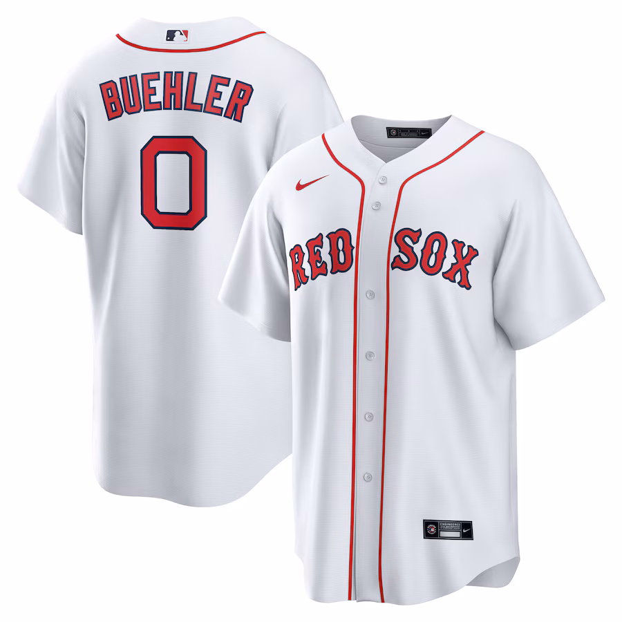 Men's Boston Red Sox Walker Buehler Nike White Home Replica Jersey - Jersey