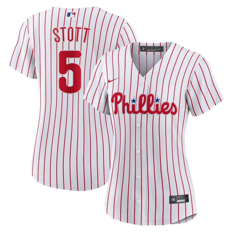 Women's Philadelphia Phillies Bryson Stott Nike White Home Replica Jersey - Jersey