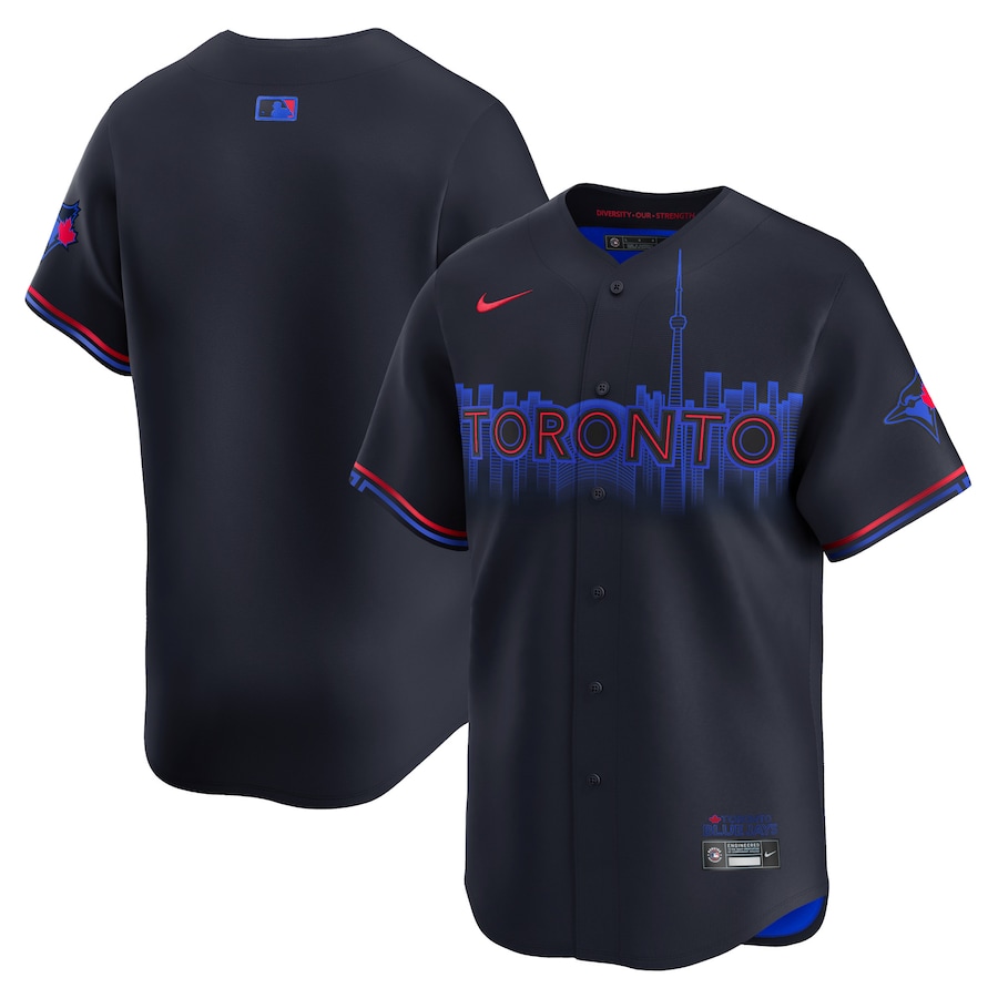 Men's Toronto Blue Jays  Nike Navy 2024 City Connect Limited Jersey - Jersey
