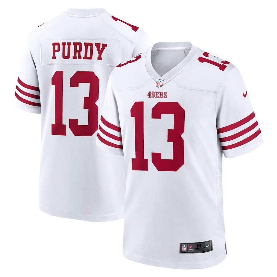 Men's San Francisco 49ers Brock Purdy Nike White Game Player Jersey - Jersey