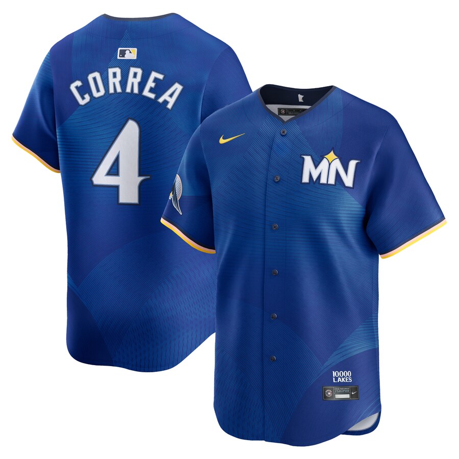 Men's Minnesota Twins Carlos Correa Nike Royal 2024 City Connect Limited Jersey - Jersey