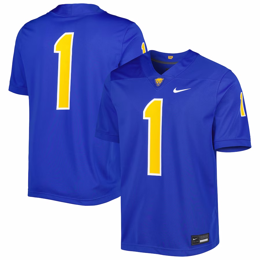 #1 Pitt Panthers Nike Untouchable Football Jersey - Royal - Jersey
