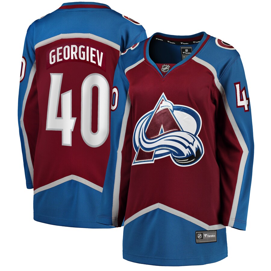 Women's Colorado Avalanche Alexandar Georgiev Fanatics Branded Burgundy Home Breakaway Player Jersey - Jersey