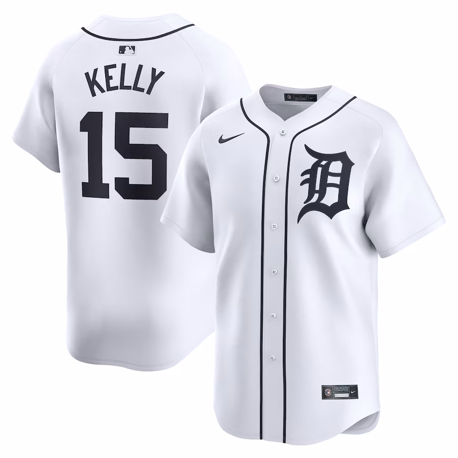 Men's Detroit Tigers Carson Kelly Nike White Home Limited Player Jersey - Jersey