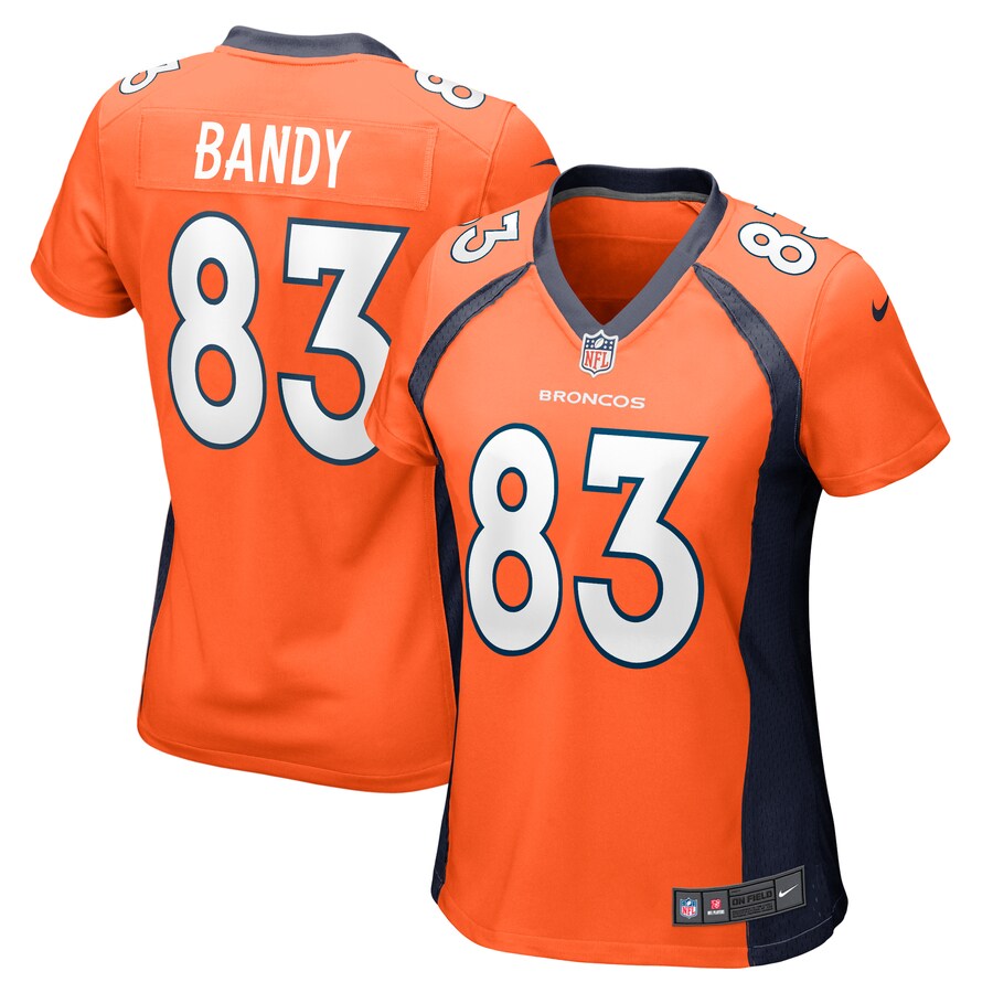 Women's Denver Broncos Michael Bandy Nike  Orange Team Game Jersey - Jersey