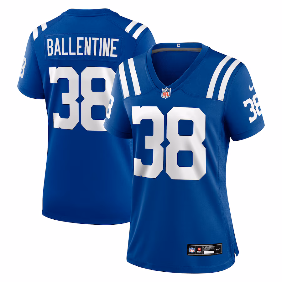 Women's Indianapolis Colts Corey Ballentine Nike Royal Team Game Jersey - Jersey
