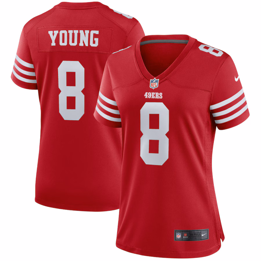 Women's San Francisco 49ers Steve Young Nike Scarlet Retired Player Game Jersey - Jersey