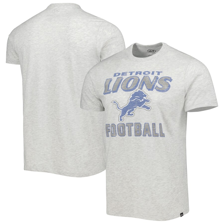 Men's Detroit Lions '47 Gray Dozer Franklin Lightweight T-Shirt - Jersey